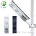 All in One 50W 100W 150W Outdoor IP65 LED Lampione stradale solare